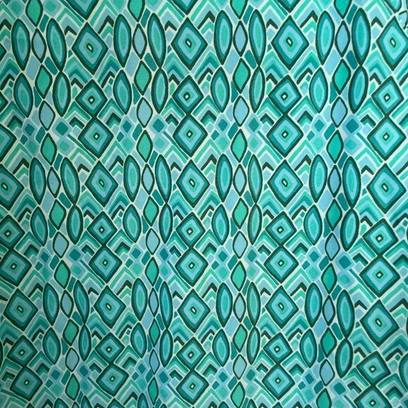 Helen Jon Sanibel Costa Del Sol Green Aqua Dress Resort Wear SZ S - Picture 5 of 7